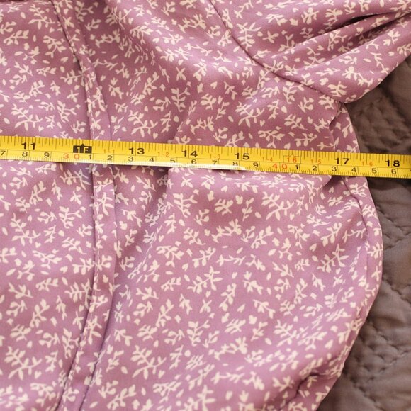 Ellen Tracy Women’s Small Pastel Floral Ruffle Tiered Dress Whimsical Fair - Picture 9 of 10